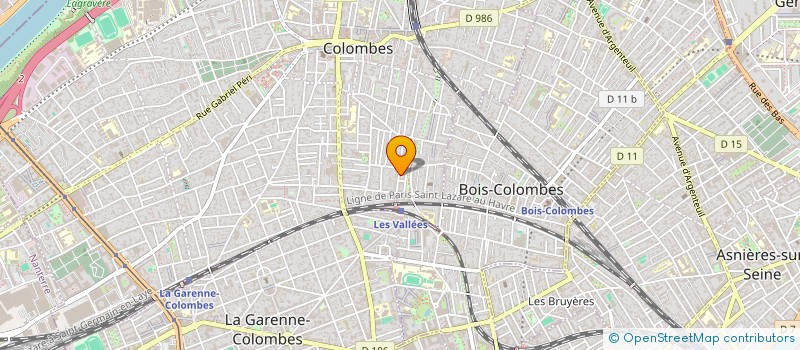 localisation de l'entreprise GROUPE EVA  COLOMBES