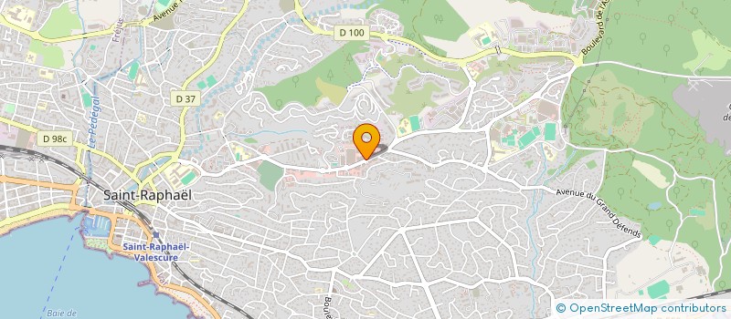 localisation de l'entreprise GROUPE EVCOM  SAINT-RAPHAEL