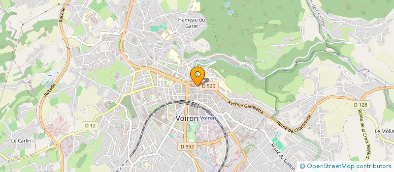 localisation de l'entreprise GROUPE EVDH à VOIRON