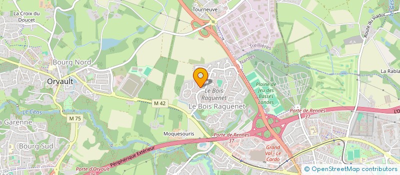 localisation de l'entreprise GROUPE EVEN à ORVAULT