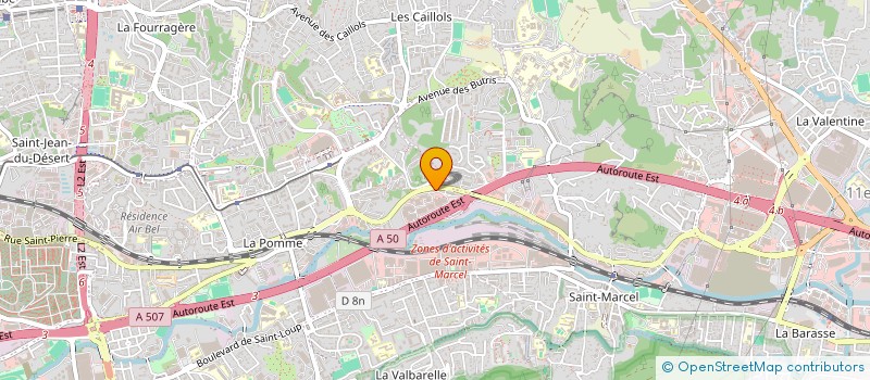 localisation de l'entreprise GROUPE EVOLUTION  MARSEILLE