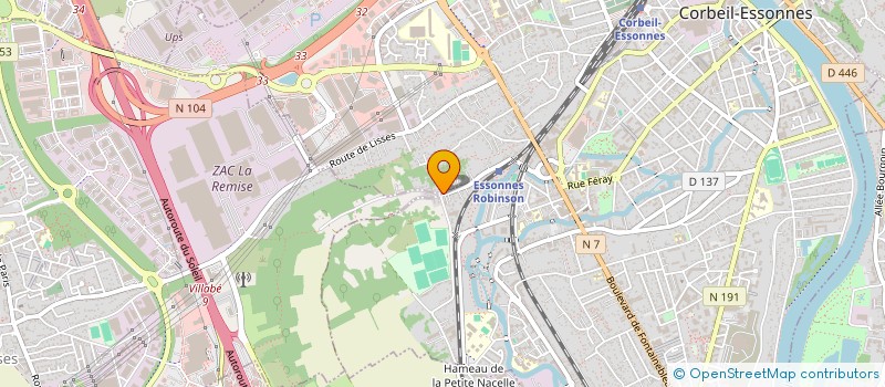 localisation de l'entreprise GROUPE EVOLUTION CONSEIL à CORBEIL-ESSONNES