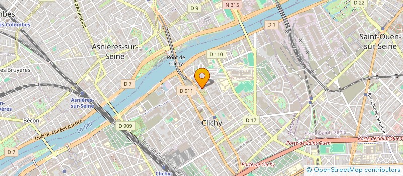 localisation de l'entreprise GROUPE EXA SERVICES à CLICHY