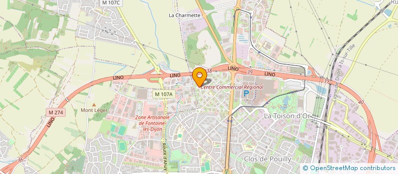 localisation de l'entreprise GROUPE EXP à DIJON
