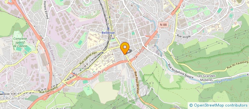 localisation de l'entreprise GROUPE EXPERT CONSULTING  SAINT-ETIENNE