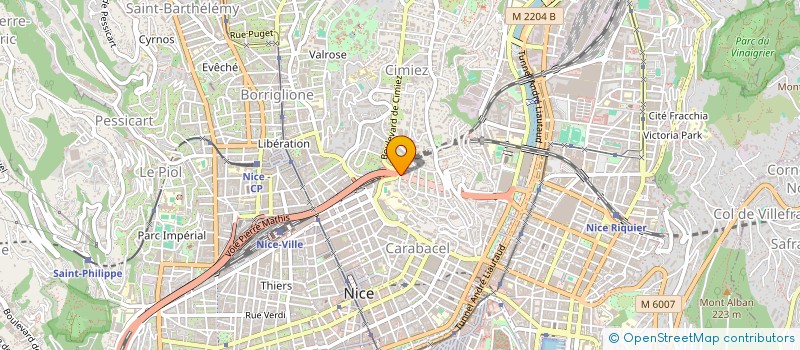 localisation de l'entreprise GROUPE EXPERTISE COMPTABLE  NICE