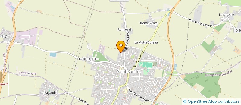 localisation de l'entreprise GROUPE EXPERTS BATIMENT  ATLANTIQUE  SAINT-XANDRE