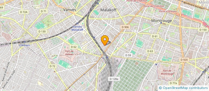 localisation de l'entreprise GROUPE EXPERTS GRANDS SYSTEMES à MALAKOFF
