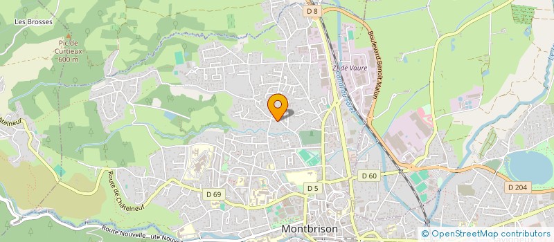 localisation de l'entreprise GROUPE EXPO APICOLE  MONTBRISON