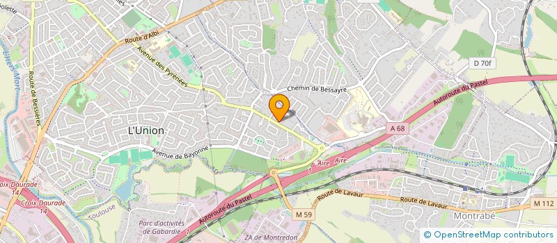 localisation de l'entreprise GROUPE EXPOMEDIA FRANCE à L'UNION