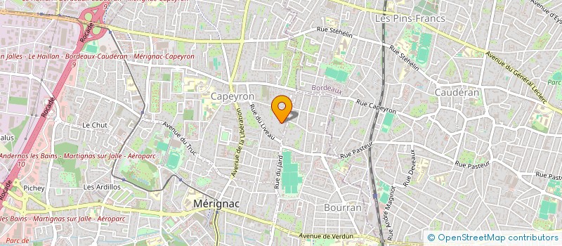 localisation de l'entreprise GROUPE EXPRESSION  MERIGNAC