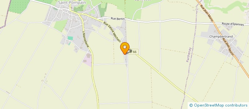 localisation de l'entreprise GROUPE EXXAGONE SARL  SAINT-POMPAIN