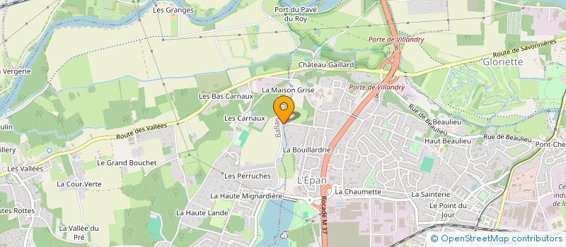 localisation de l'entreprise GROUPE F D P  JOUE-LES-TOURS