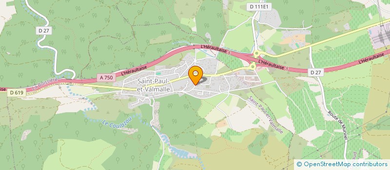 localisation de l'entreprise GROUPE F&M INVEST  SAINT-PAUL-ET-VALMALLE