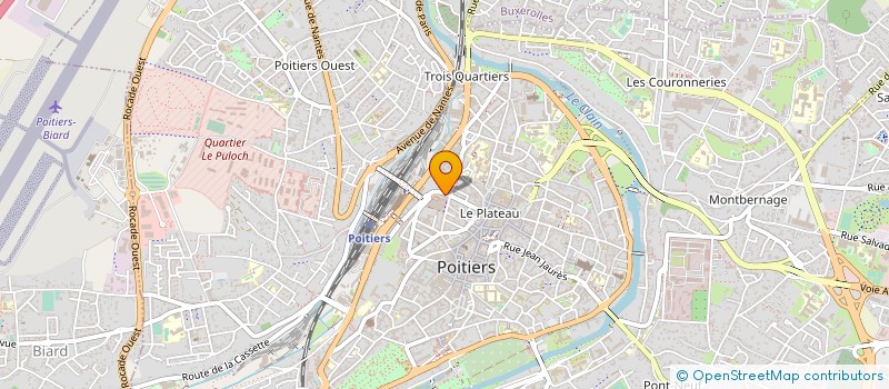 localisation de l'entreprise GROUPE F.O.R.C.E.S.  POITIERS