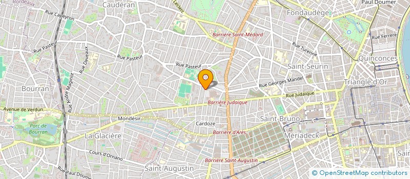 localisation de l'entreprise GROUPE F.ORM à BORDEAUX
