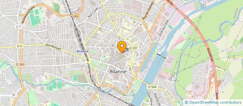 localisation de l'entreprise GROUPE FAC à ROANNE