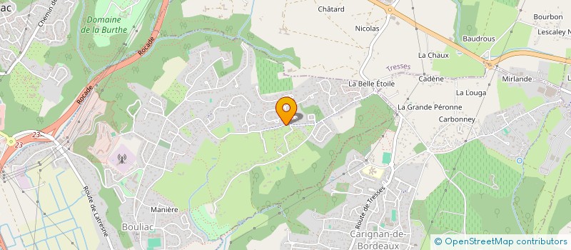 localisation de l'entreprise GROUPE FALCK  BOULIAC