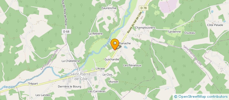 localisation de l'entreprise GROUPE FARGEOT  NANTHEUIL