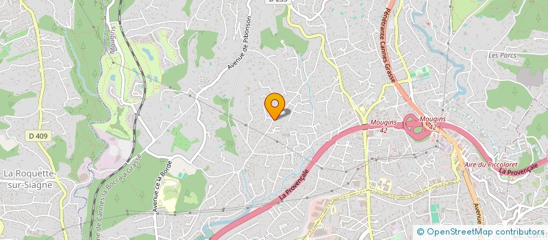 localisation de l'entreprise GROUPE FARNET  MOUGINS