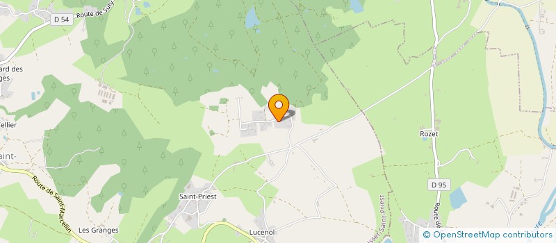 localisation de l'entreprise GROUPE FAURE INVESTISSEMENTS  BOISSET-SAINT-PRIEST