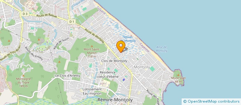 localisation de l'entreprise GROUPE FAUVETTE IMMOBILIER  REMIRE-MONTJOLY