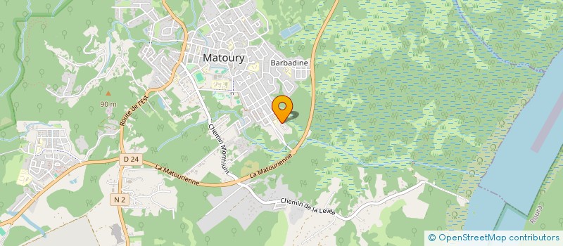 localisation de l'entreprise GROUPE FERDINAND GREGORY à MATOURY