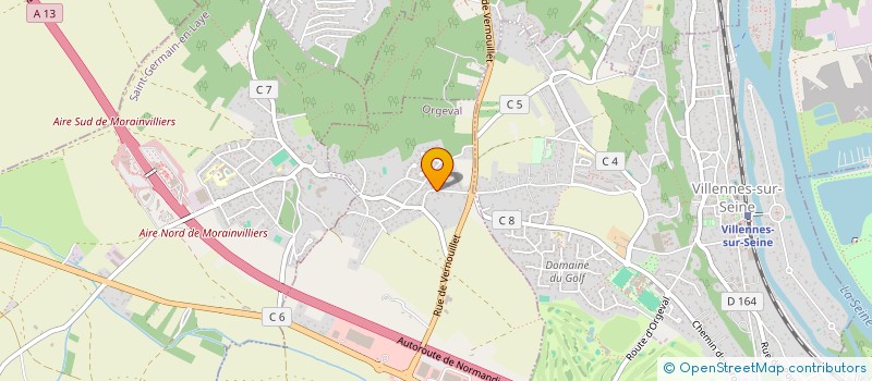localisation de l'entreprise GROUPE FERRERI à ORGEVAL
