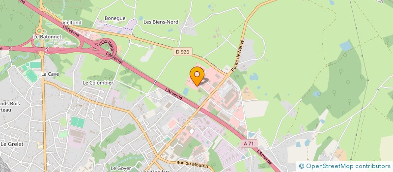 localisation de l'entreprise GROUPE FH  VIERZON