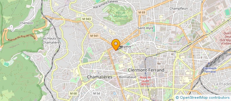 localisation de l'entreprise GROUPE FIESTA GRANDE  CLERMONT-FERRAND