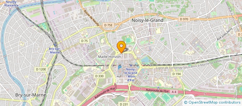 localisation de l'entreprise GROUPE FIMAC  NOISY-LE-GRAND