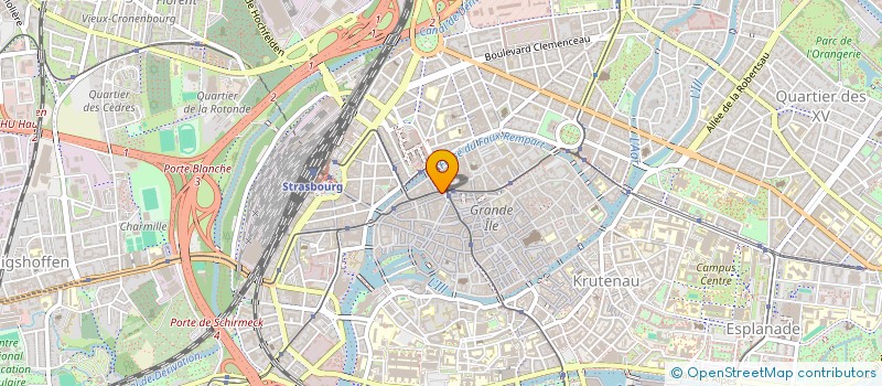 localisation de l'entreprise GROUPE FINAREST FINANCIERE RG à STRASBOURG
