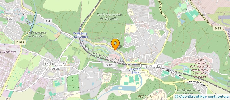 localisation de l'entreprise GROUPE FINOT SA à JOUY-EN-JOSAS