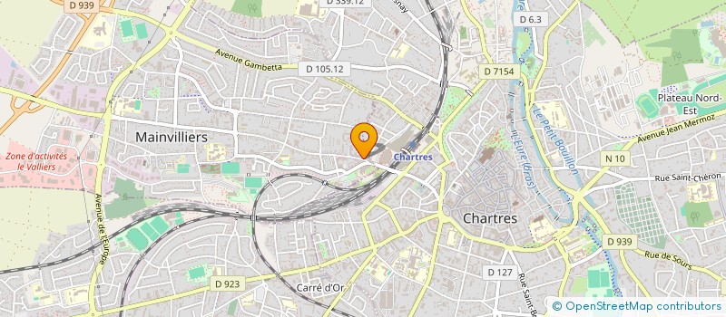 localisation de l'entreprise GROUPE FLANDIN à MAINVILLIERS