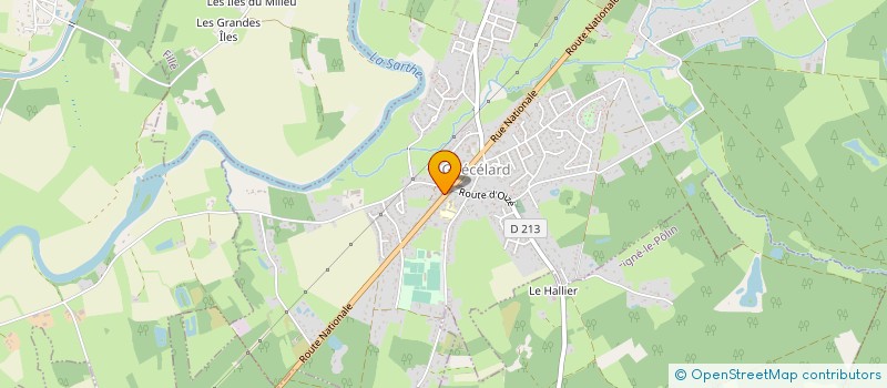 localisation de l'entreprise GROUPE FLASH DE GUECELARD  GUECELARD