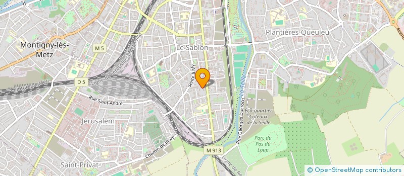 localisation de l'entreprise GROUPE FLIRT  METZ