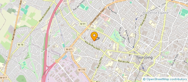 localisation de l'entreprise GROUPE FLOCON à TOURCOING