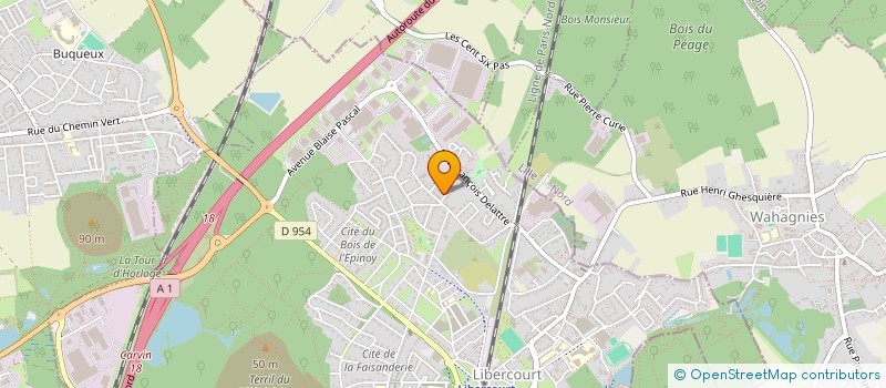 localisation de l'entreprise GROUPE FLORA à LIBERCOURT