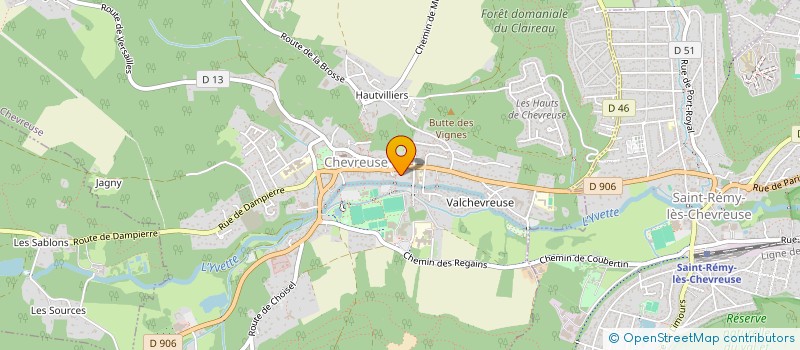 localisation de l'entreprise GROUPE FMGF  CHEVREUSE