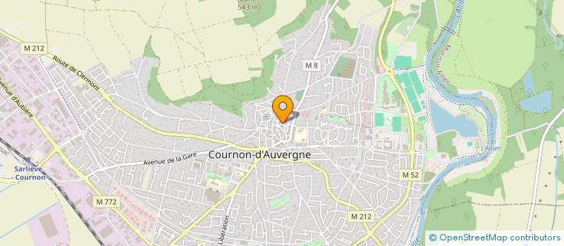 localisation de l'entreprise GROUPE FOLK LA PASTOURELLE VAL D'ALLIER à COURNON-D'AUVERGNE
