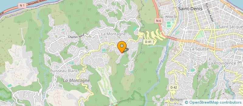 localisation de l'entreprise GROUPE FOLKLORIDRIK DE LA REUNION à SAINT-DENIS