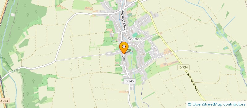 localisation de l'entreprise GROUPE FOLKLORIQUE DE SEEBACH  SEEBACH