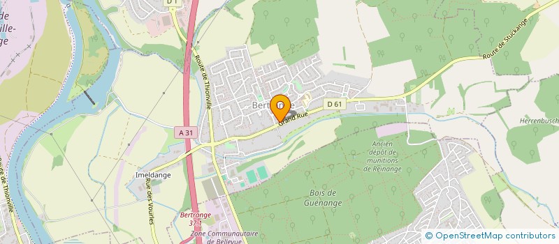 localisation de l'entreprise GROUPE FOLKLORIQUE LA KAUL DE BERTRANGE IMELDANGE  BERTRANGE