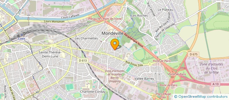 localisation de l'entreprise GROUPE FOLKLORIQUE POLONAIS DE MONDEVILLE  MONDEVILLE