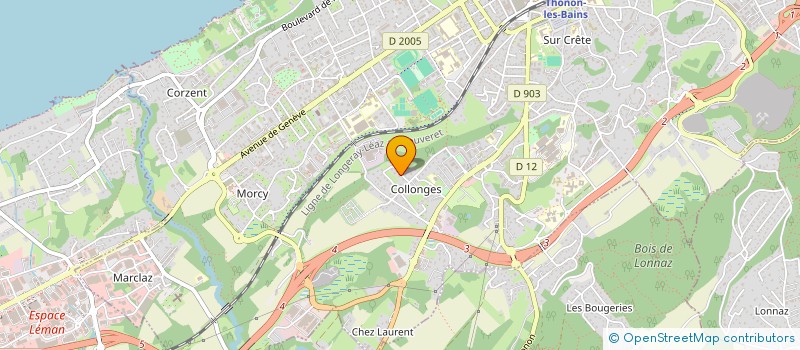 localisation de l'entreprise GROUPE FOLKLORIQUE SABAUDIA à THONON-LES-BAINS