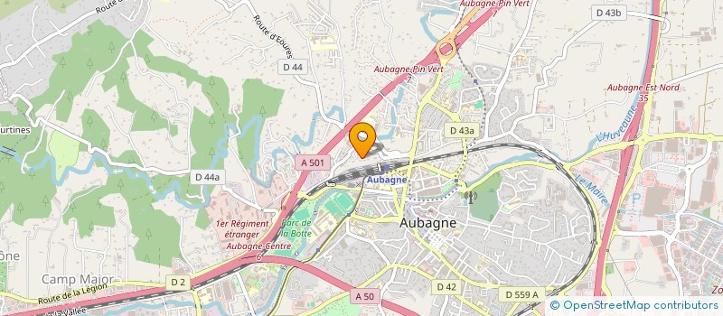 localisation de l'entreprise GROUPE FOLKORIQUE LE CIGALOUN DE LESTELLO à AUBAGNE