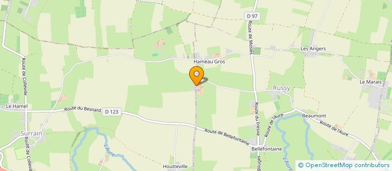 localisation de l'entreprise GROUPE FONCIER GRICOLE DES DEUX AGRES  AURE SUR MER