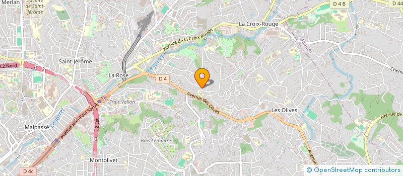 localisation de l'entreprise GROUPE FONCIER PROVENCAL à MARSEILLE