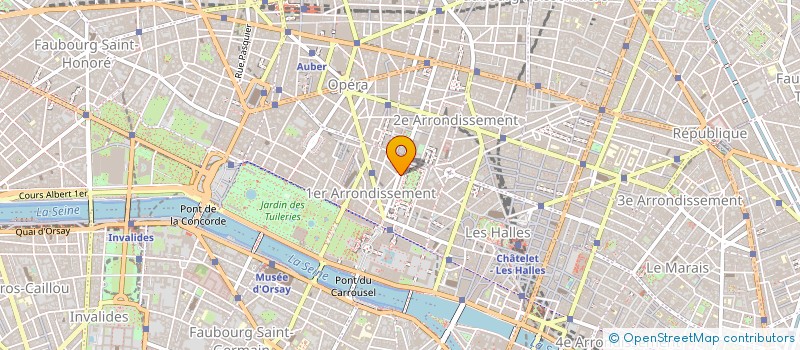 localisation de l'entreprise GROUPE FOOD LUX à PARIS