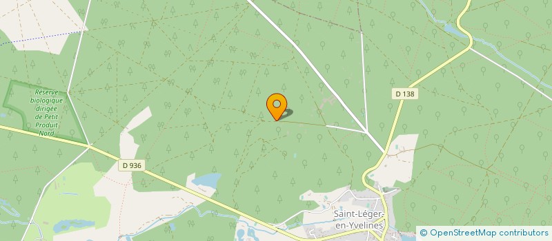 localisation de l'entreprise GROUPE FORESTIER BAUX STE CROIX à SAINT-LEGER-EN-YVELINES